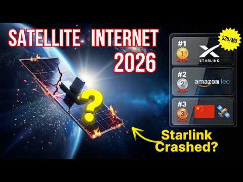 Satellite Internet 2026: The RANKING You Weren't Supposed To See (Starlink, Amazon, China)