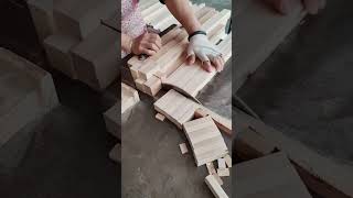 Large-Scale Manufacturing of Wooden Building Blocks - Good tools and machinery make work easy