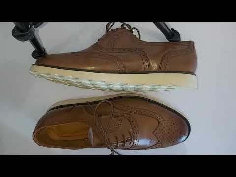 #Handmade #leather shoes with #Italian design and Italian #Vibram, #Evarubber Sole