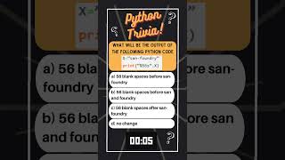 Python Trivia   Formatting 2 #coding #python #techcommunity #shorts #trending #viral #datascience