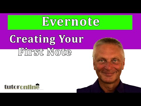 Evernote - Creating an Evernote Note