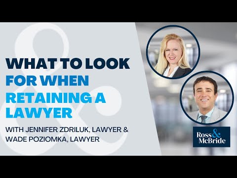 Need a lawyer? It’s all about finding the right fit. | Jennifer Zdriluk & Wade Poziomka Explain