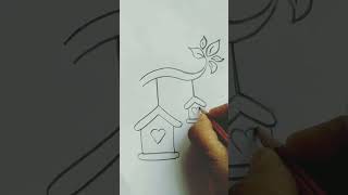 #youtubeshorts#drawingart#pencildraw#shorts#youtube#ytshorts#trends#simple#lovebirdmania