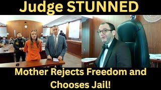 Judge Left Speechless After Mom’s Unbelievable Decision in Court! #courtroomdrama #courtcase