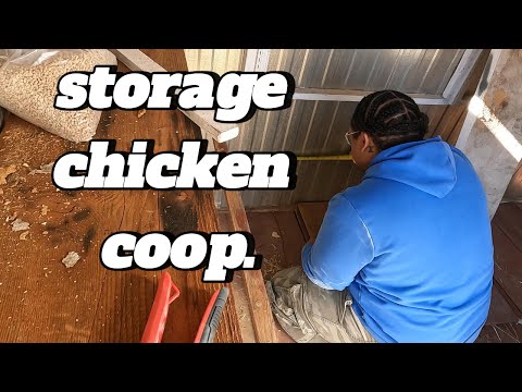 STARTING MY FARM : OLD STORAGE CHICKEN COOP