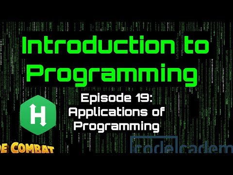 Introduction to Programming Episode 19 - (What Next?)