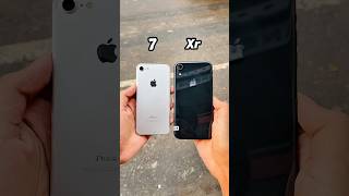 iPhone 7 Vs iPhone Xr || Design & Camera Comparison! #shorts
