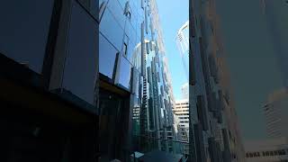 Seattle's downtown. City's office buildings, iconic Amazon Spheres. #Seattle #Architecture #Tech