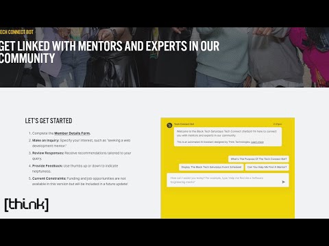 How to Use the BTS Tech Connect Bot: Black Tech Saturdays & Think Technologies
