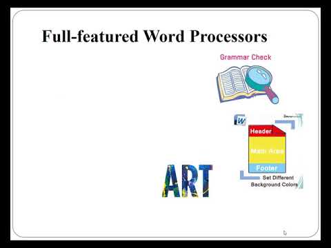 Overview of Word Processing | Fundamental of ICT