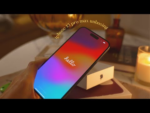 Cozy iphone 15 pro max unboxing (titanium blue) w/ mulberry FineWoven case