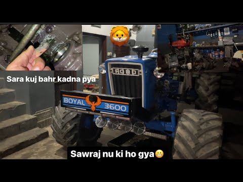 SAWRAJ855. Tractor sara kholna pya🥲. VLOGS ch BAPSI