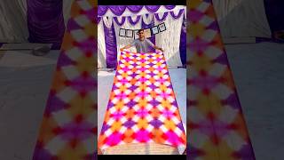 Step-by-Step: Weaving Patterns on Multicolored Tie-Dye Fabric