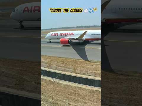 “Udaan – Flying Above the Clouds, Chasing Peace”.  #shorts #travel #byair #airindia #viral #fly