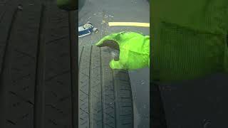 :"Customer Got Screwed! 🔩🚗 Flat Tire Rescue with 4 Screws!"