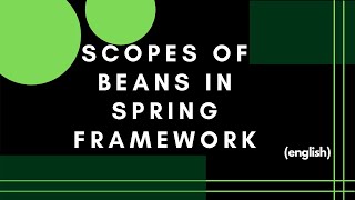 Scope Of Beans In Spring Framework in English