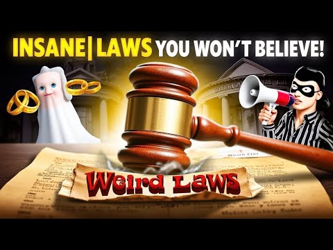 Insane laws from across the world | The Weirdest Laws | #bizarrelaws #crazylaws #funfacts #top10