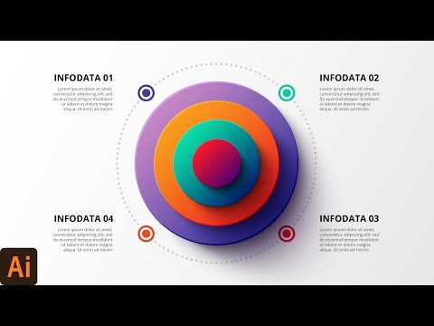 How to create circle gradient infographic in Illustrator