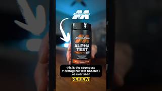 MuscleTech AlphaTest Thermo XTR #review #testosteronebooster for men #muscletech #shorts #shortsfeed