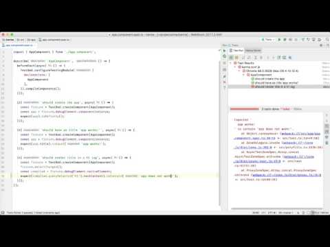 WebStorm + Angular + Karma