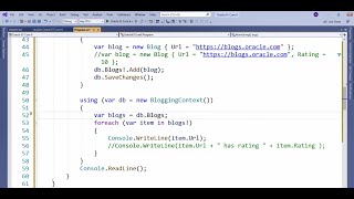 Oracle Entity Framework (EF) Core 6 Demo