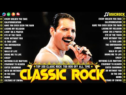 Metallica, Queen, Nirvana, Guns N Roses, Bon Jovi, ACDC 🔥 Best Classic Rock Songs 70s 80s 90s