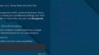 Conditional Fields in MongoDB User Schema with Mongoose Discriminators
