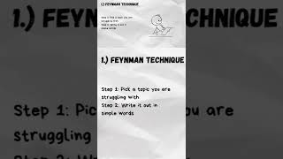Feynman Technique