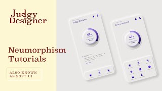 Neumorphism / Soft UI Tutorials- Adobe XD | Quick Security App Ui Guide