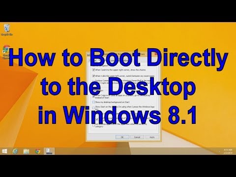 Boot to Desktop Windows 8.1