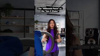 Do you record videos with the “Millennial Pause” or the “Gen Z Shake?” #millennials #genz #relatable