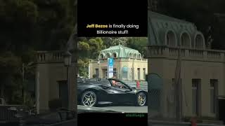 Driving His Ferrari F8 on the Streets #jeffbezos #amazon #business #billionaire #ferrarif8