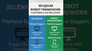 🤖 Selenium vs. Robot Framework: The ULTIMATE Test Automation Showdown! 🚀 -#selenium #robotframework
