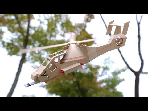 How To Make a Helicopter (RAH 66 Comanche) Popsicle Sticks