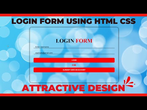🔴Animated Login Form Using HTML & CSS  | How To Create Login Form using Html CSS | Free Source Code