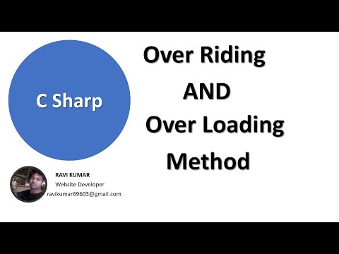 Difference b/w Overriding and Overloading Method in C#