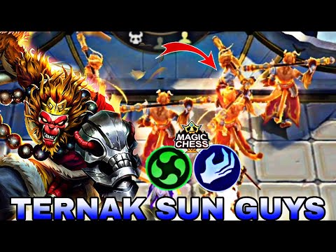 HYPER SUN TITAN ELEMENTALIST MODE KLON GUYS!! SUN NYA FULL DAMAGE GUYS| MODE PUSH RANK MAGIC CHESS