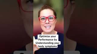 Optimize your performance by understanding your bodies symptoms | high performance mindset tips ￼