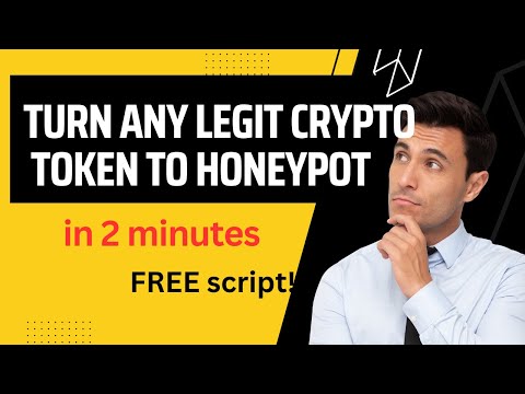 Turn any Legit crypt Token to Honeypot  |Free source code