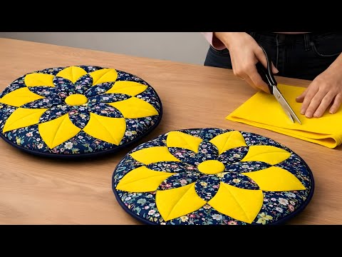 DIY Fabric Pillow Cover From Recycled Materials | Easy Sewing Technique
