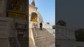 Shanti Stupa 💐💐 Nearest metro - Hazrat Nizamuddin #shantistupa #delhi #love location #visitdelhi