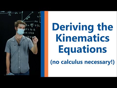 Derivation of the Kinematics Equations (no calculus necessary!)