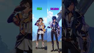 Genshin Characters Transform by levels? #genshinimpact #genshin