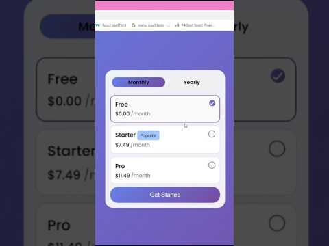 price table using html css and js #coding #frontendcourse #webdevelopment #frontend  #cssframework