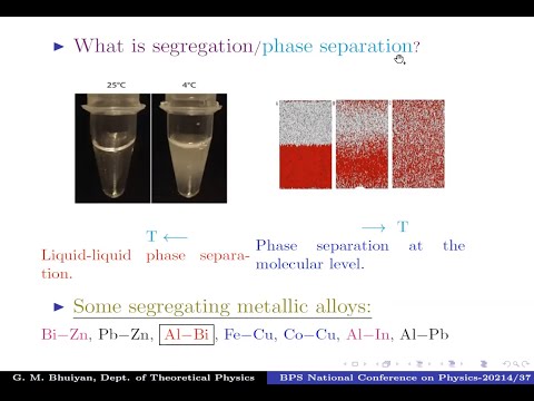 Origin of segregation in liquid metallic binary alloys | G. M. Bhuiyan | NCP21