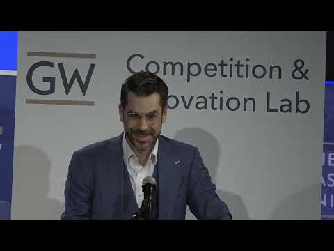 Aurelien Portuese Gives Introductory Remarks at the GW CIL Inaugural Conference