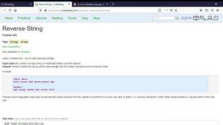Reverse String Problem in CodeAbbey (bahasa)