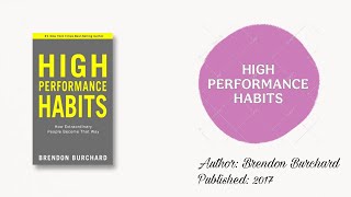 High Performance Habits by Brendon Burchard 📚 | Book Discussion & Key Lessons (Duo Reads)