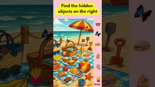 Hidden Objects at the Beach! 🏖️🧺 Can You Spot Them All?