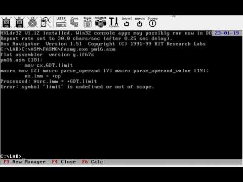 Setting up protected mode on 80286, part 3: Helpful macros (Unedited live session)